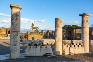 From Rome: Round-Trip Transfer to Pompeii and its Ruins