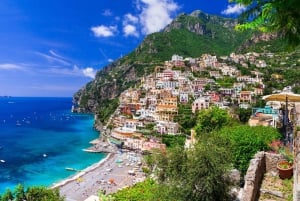 Von Rom: Salerno, Positano und Amalfiküste mit Bootstour