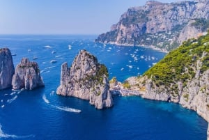 Von Rom: Salerno, Positano und Amalfiküste mit Bootstour