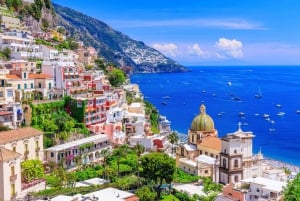 Von Rom: Salerno, Positano und Amalfiküste mit Bootstour