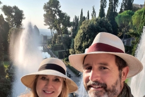Desde Roma: Excursión guiada de un día a los Jardines de Tivoli y la Villa Adriana
