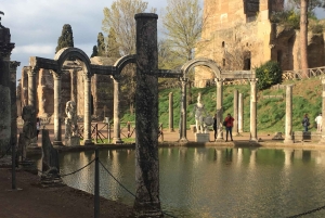 Desde Roma: Excursión guiada de un día a los Jardines de Tivoli y la Villa Adriana
