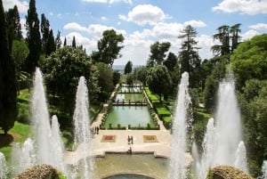 Fra Roma: Villa D'Este og Hadrians Villa Tivoli Dagstur