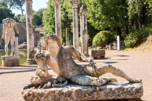 Roomasta: Villa d'Este ja Hadrianuksen huvila -kierros lounaalla.