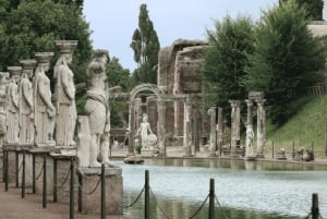 Roomasta: Villa d'Este ja Hadrianuksen huvila -kierros lounaalla.