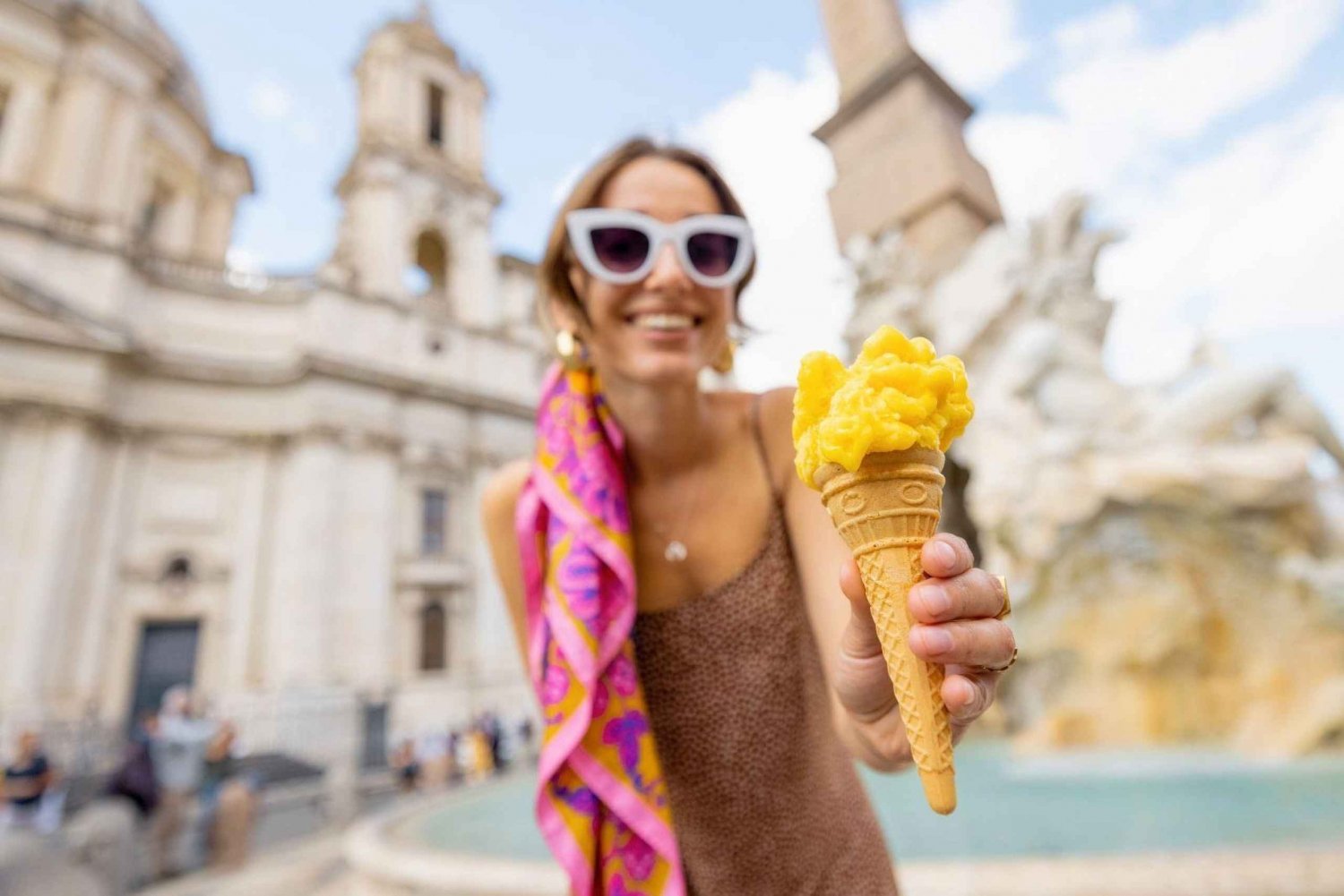 Gelato and Pasta Cooking Class with Lunch and Drinks in Rome