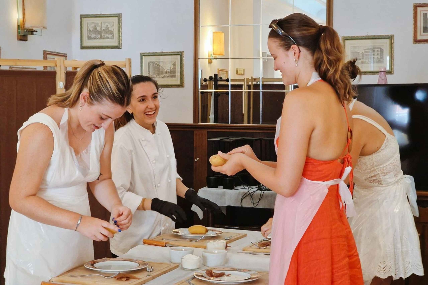 Gnocchi matlagningskurs i Rom - Piazza Navona