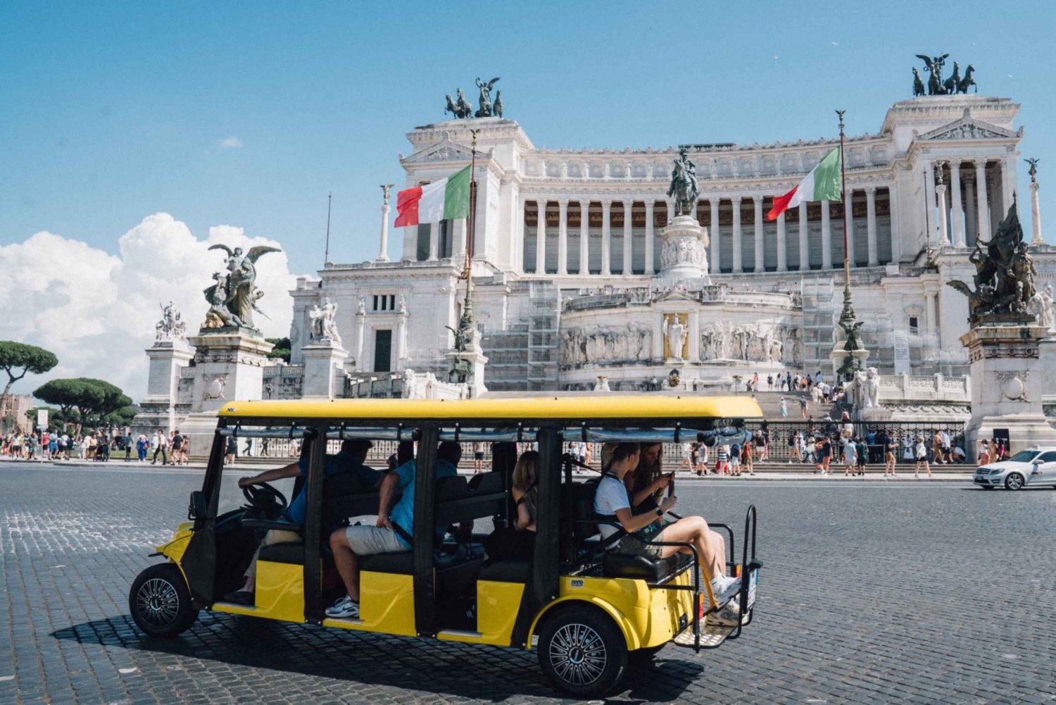 Rome: Express Golf Cart Tour with Local Guide