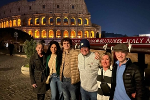 Golfvognstur: Express-højdepunkter i Rom om natten