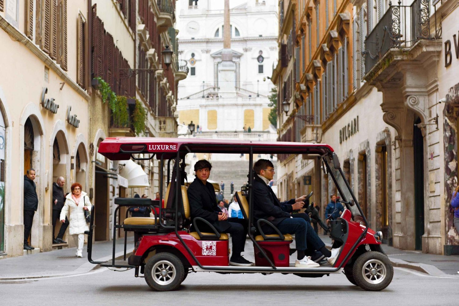 Golf Cart Tour: Express Highlights of Rome