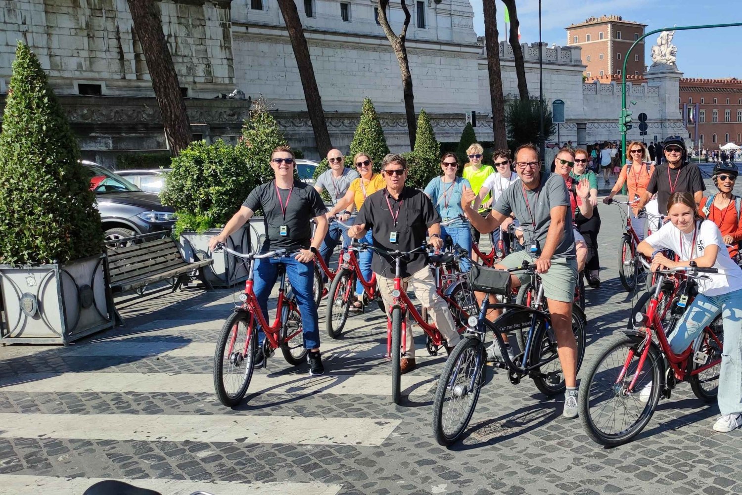 Rooman kohokohdat pyöräretkellä englanninkielisen oppaan kanssa