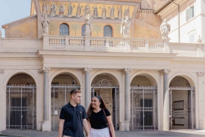 Interactive Rome Couples Photoshoot with Storytelling Video