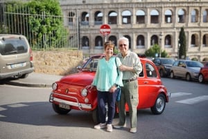 ラ・ドルチェ・ヴィータ：クラシックなフィアット 500 でローマを巡る