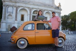 ラ・ドルチェ・ヴィータ：クラシックなフィアット 500 でローマを巡る
