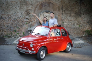 La Dolce Vita: Cruising i Roma i en klassisk Fiat 500