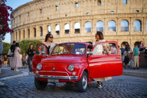 La Dolce Vita: Cruising i Roma i en klassisk Fiat 500