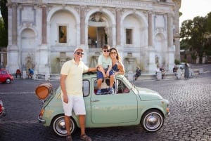 La Dolce Vita: Cruising i Roma i en klassisk Fiat 500