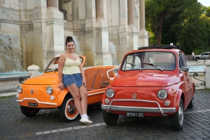La Dolce Vita: Cruising i Roma i en klassisk Fiat 500