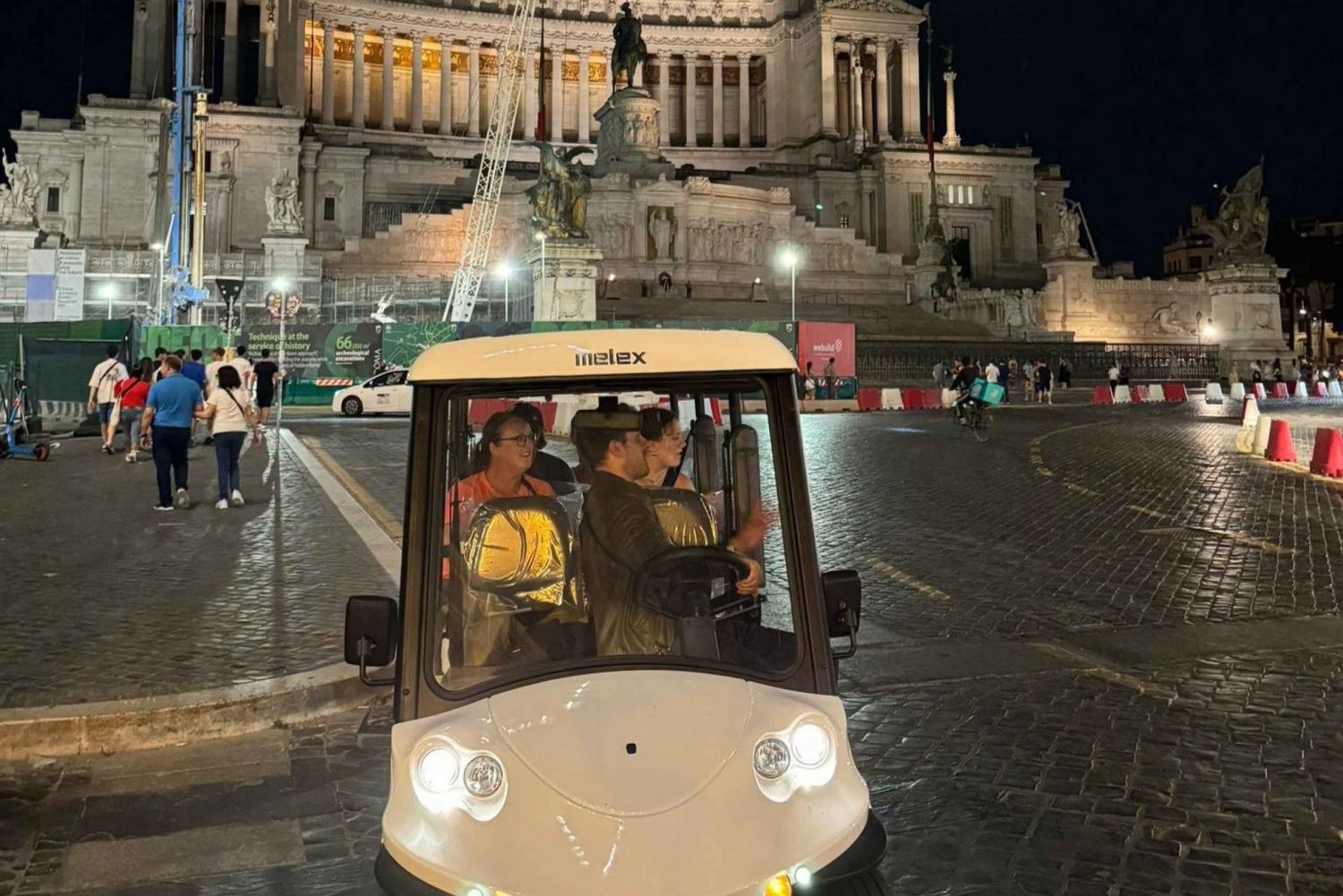 Nocturnal Rome golf Cart Tour