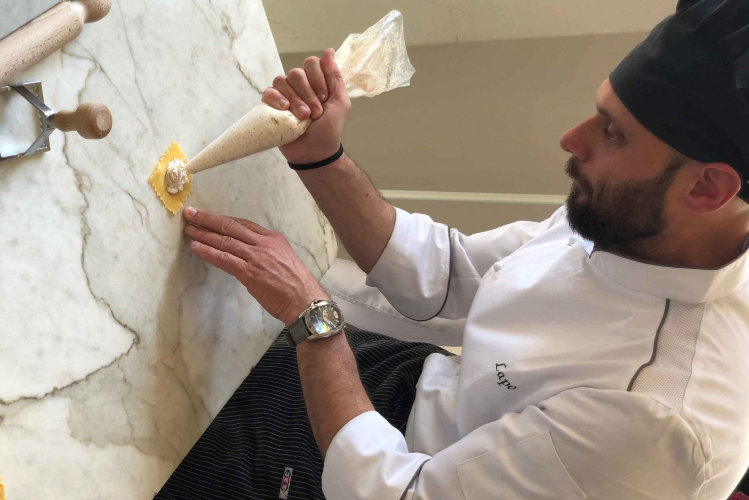 Rome: Pasta Making Class with Wine, Limoncello, and Dessert