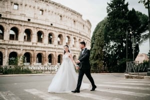 Photo Shoot in Rome with Vespa And Vintage Fiat 500 Options
