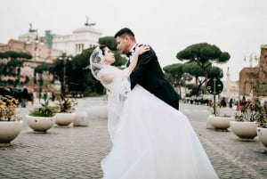 Photo Shoot in Rome with Vespa And Vintage Fiat 500 Options