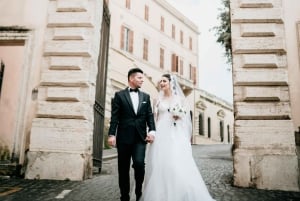 Photo Shoot in Rome with Vespa And Vintage Fiat 500 Options