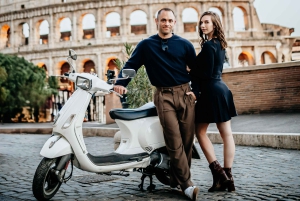 Photo Shoot in Rome with Vespa And Vintage Fiat 500 Options
