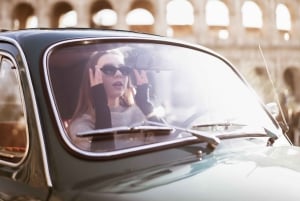 Photo Shoot in Rome with Vespa And Vintage Fiat 500 Options