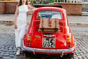 Photo Shoot in Rome with Vespa And Vintage Fiat 500 Options