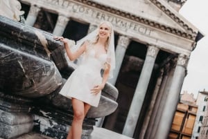 Photo Shoot in Rome with Vespa And Vintage Fiat 500 Options