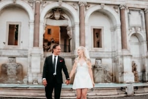 Photo Shoot in Rome with Vespa And Vintage Fiat 500 Options
