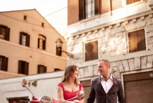 Photo Shoot in Rome with Vespa And Vintage Fiat 500 Options