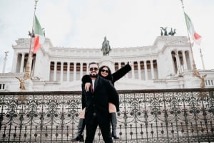 Photo Shoot in Rome with Vespa And Vintage Fiat 500 Options