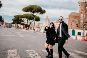 Photo Shoot in Rome with Vespa And Vintage Fiat 500 Options