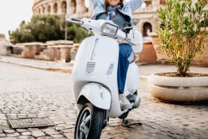 Photo Shoot in Rome with Vespa And Vintage Fiat 500 Options
