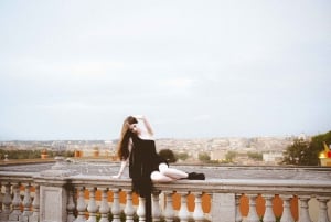 Photo Shoot in Rome with Vespa And Vintage Fiat 500 Options