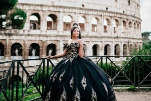 Photo Shoot in Rome with Vespa And Vintage Fiat 500 Options
