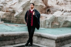 Photo Shoot in Rome with Vespa And Vintage Fiat 500 Options