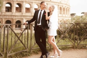 Photo Shoot in Rome with Vespa And Vintage Fiat 500 Options