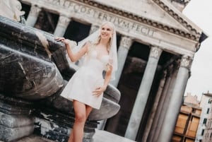 Photo Shoot in Rome with Vespa And Vintage Fiat 500 Options