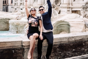 Photo Shoot in Rome with Vespa And Vintage Fiat 500 Options