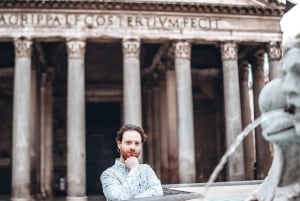 Photo Shoot in Rome with Vespa And Vintage Fiat 500 Options