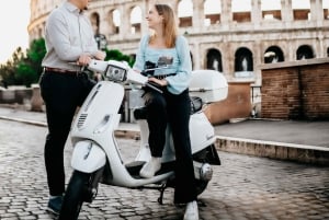 Photo Shoot in Rome with Vespa And Vintage Fiat 500 Options
