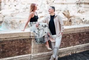 Photo Shoot in Rome with Vespa And Vintage Fiat 500 Options