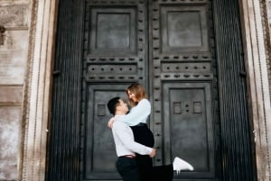 Photo Shoot in Rome with Vespa And Vintage Fiat 500 Options