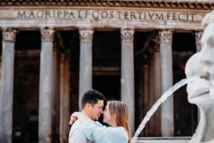 Photo Shoot in Rome with Vespa And Vintage Fiat 500 Options