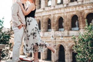 Photo Shoot in Rome with Vespa And Vintage Fiat 500 Options