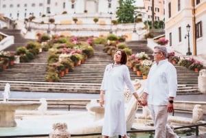 Photo Shoot in Rome with Vespa And Vintage Fiat 500 Options