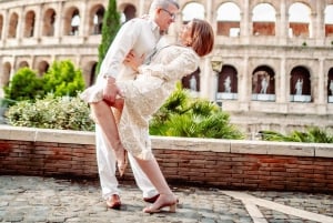 Photo Shoot in Rome with Vespa And Vintage Fiat 500 Options